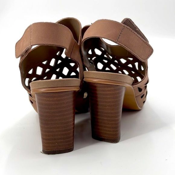 Vince Camuto Cutout Nubuck Sandals- Deverly - Picture 3 of 9